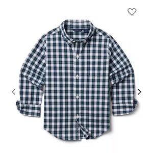 Janie and Jack Tartan Plaid Poplin Shirt